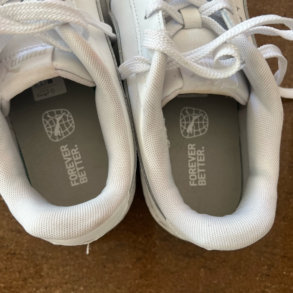 Puma Carina 2.0 White Low-Top  Sneakers Women’s 9.5 - Picture 11 of 14